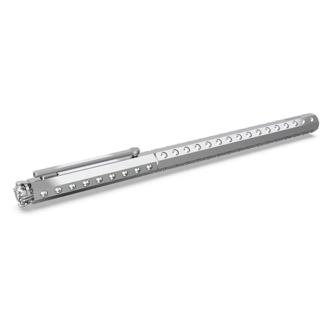 SWAROVSKI Ballpoint pen (Statement, Silver tone, Chrome plated) - Bút/viết màu bạc, mực đen