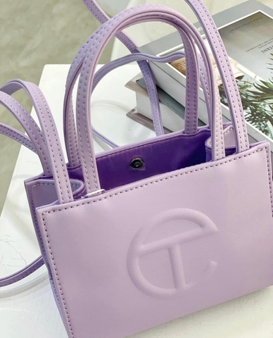 TÚI ĐEO CHÉO LAVENDER TELFAR MÀU TÍM NHẠT