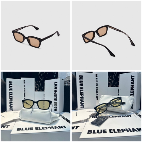KÍNH MẮT BLUE ELEPHANT CALLA-S BLACK-BLACK/BROWN/BLUE/GREEN - Mắt kính gọng đen, tròng đen/nâu/xanh biển/xanh lá