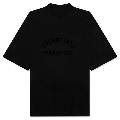 ÁO THUN ESSENTIALS JET BLACK T-SHIRT MÀU ĐEN