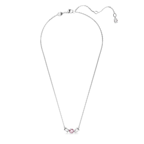 SWAROVSKI Mesmera pendant (Mixed cuts, Pink, Rhodium plated) - Dây cổ, dây chuyền SWAROVSKI - JEWELRY NECKLACE