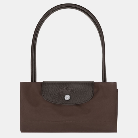 CHÍNH HÃNG - MEDIUM SIZE - TÚI LONGCHAMP LE PLIAGE GREEN M TOTE BAG - MOCHA/MOKA - Túi xách, đeo vai màu nâu đất