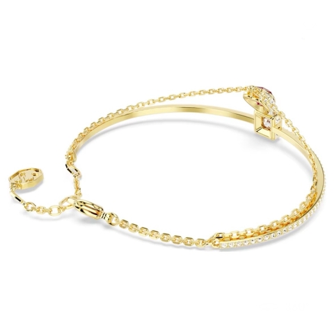 SWAROVSKI Chroma bangle (Heart, Red, Gold-tone plated) - Vòng/lắc tay pha lê hình tim - SWAROVSKI - JEWELRY