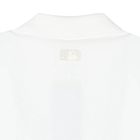 Áo MLB Polo Crop Heart NY Logo Shirt White