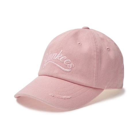 Mũ MLB Vintage Cultive Unstructured Ball Cap New York Yankees Pink - Mũ lưỡi trai, nón kết màu hồng