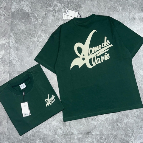 ÁO ADLV BIG LOGO 2 PRINTING SHORT SLEEVE T-SHIRT GREEN