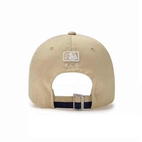 CHÍNH HÃNG - MLB Newyork Yankees Varsity Lettering Colorblock Unstructured Ball Cap - Mũ lưỡi trai nón kết tone be