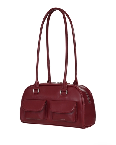 STAND OIL CHUBBY BAG - RED WINE - Túi xách, đeo vai màu đỏ rượu