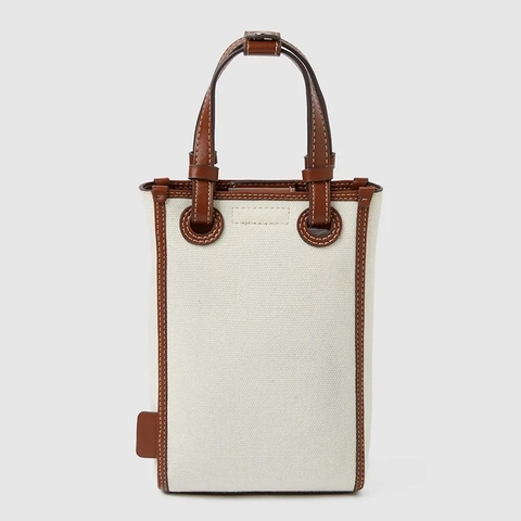 Túi WHOAU Steve Mini Square Crossbag White - Túi đeo chéo có quai màu trắng