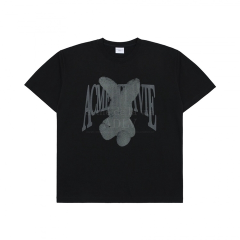 ÁO ADLV HAFTONE DOT FUZZY RABBIT T-SHIRT BLACK - ÁO THUN THỎ ĐEN