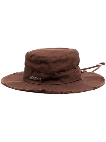 MŨ JACQUEMUS LE BOB ARTICHAUT BROWN - LES CLASSIQUES - BUCKET HAT