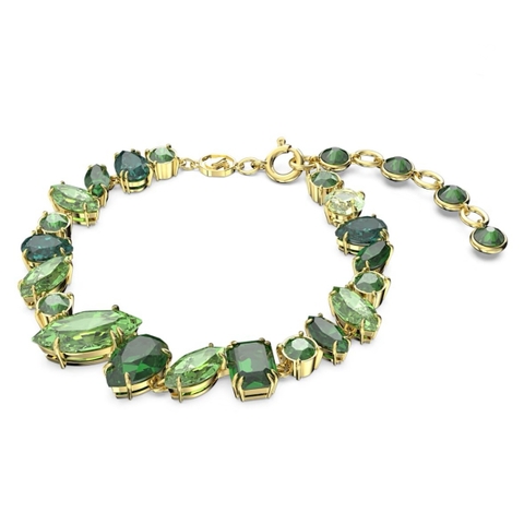 SWAROVSKI Gema bracelet (Mixed cuts, Green, Gold-tone plated) - Vòng/lắc tay SWAROVSKI - JEWELRY