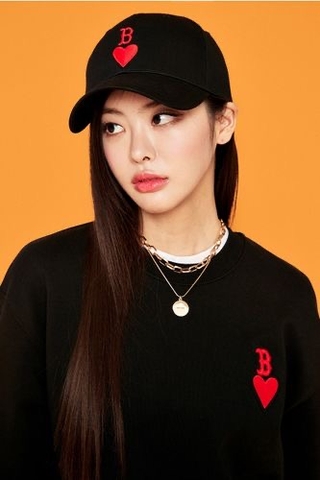 Mũ MLB Heart Structured Ball Cap Boston Red Sox Black