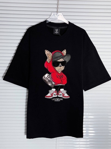 ÁO LIFEWORK DOG GLASSES BLACK T-SHIRT - ĐEN