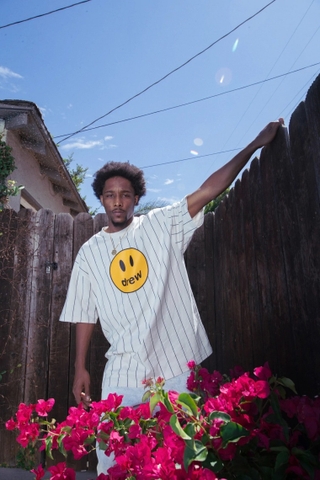 Áo Thun Drew House Mascot Ss Tee Pinstripe T-SHIRT