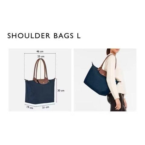 LARGE SIZE - TÚI LONGCHAMP LE PLIAGE GREEN L TOTE BAG - COGNAC - Túi xách màu nâu đậm ánh cam