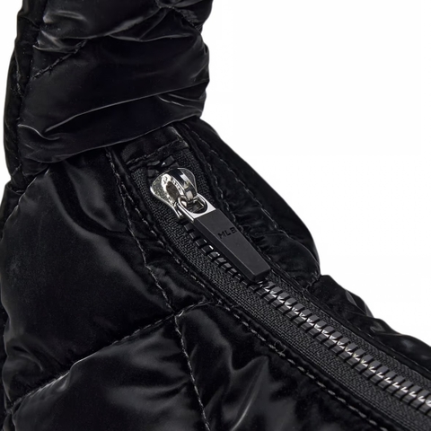 Túi MLB Curve padded hobo / crossbody bag New York Yankees Black (33,5x20,5x13cm) - Túi xách, đeo vai, màu đen