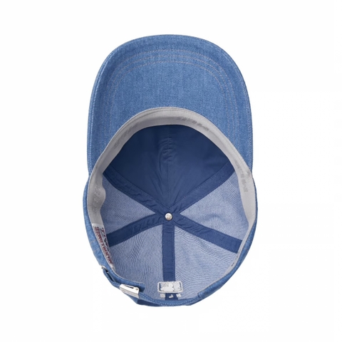 Mũ MLB Diamond Monogram Jacquard Denim Mix Match Unstructured Ball Cap New York Yankees Denim blue - brown - Mũ lưỡi trai, nón kết màu xanh, nâu