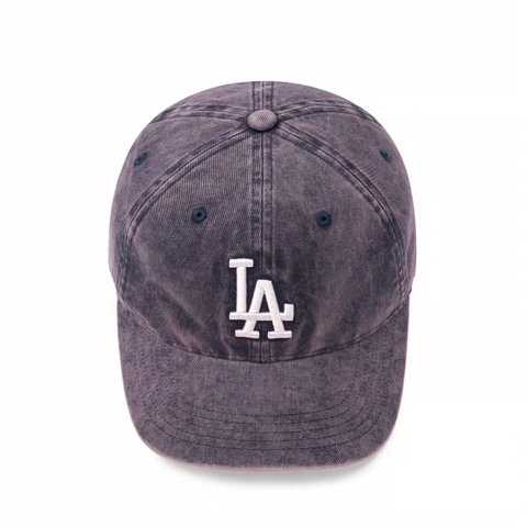 MLB Heavy Washing Unstructured Ball Cap LA Dodgers - Mũ lưỡi trai, nón kết