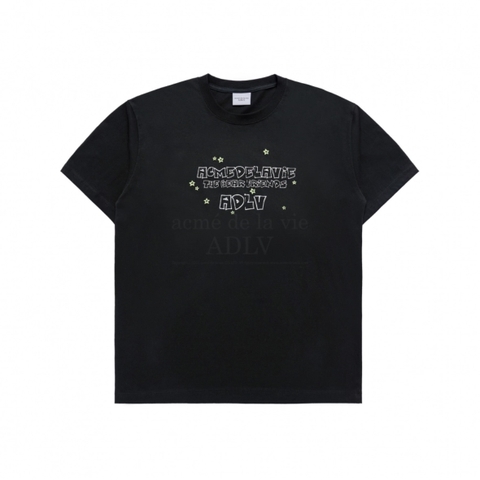 ÁO THUN ADLV BEAR FRIENDS DOODLE ARTWORK T-SHIRT BLACK - ĐEN