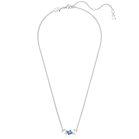 SWAROVSKI Mesmera pendant (Mixed cuts, Blue, Rhodium plated) - Dây cổ, dây chuyền SWAROVSKI - JEWELRY NECKLACE