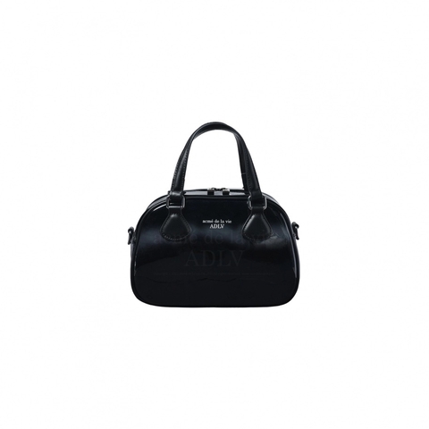 TÚI TOTE ADLV ENAMEL BOWLING BLACK ĐEN