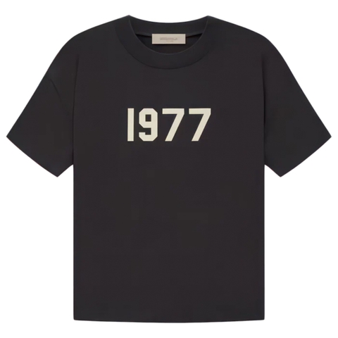 Áo Fear Of God Essentials 1977 Iron Tee - Áo thun cổ tròn tay lỡ màu đen
