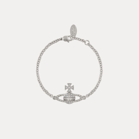 VIVIENNE WESTWOOD Mayfair Bas Relief Bracelet - Vòng/lắc tay hình quả cầu, phối đá CZ - JEWELRY BRACELETS