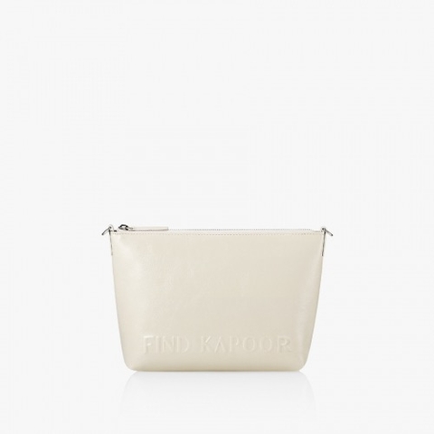 TÚI FIND KAPOOR FLAT BAG 21 LETTERING WHITE