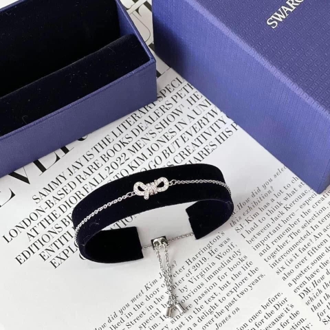 SWAROVSKI Iconic Swan bracelet (Swan, White, Rhodium plated) - Vòng/lắc tay thiên nga trắng - JEWELRY
