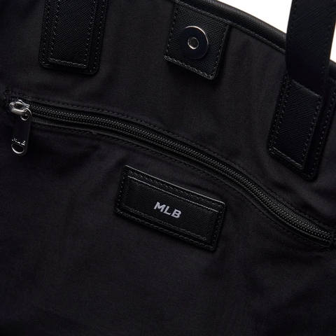 TÚI MLB Varsity Jacquard Large Shopper TOTE Bag LA Dodgers WHITE