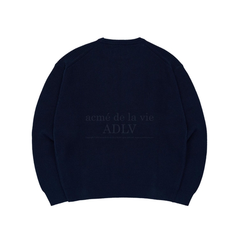 ÁO ADLV KNIT BLOCK SPORT SWEATSHIRT (NAVY)