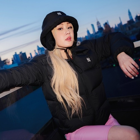 ÁO MLB KHOÁC PHAO LÔNG VŨ BIG LOGO