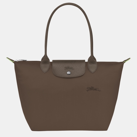 MEDIUM SIZE - TÚI LONGCHAMP LE PLIAGE GREEN M TOTE BAG - TERRA - Túi xách, đeo vai màu nâu đất