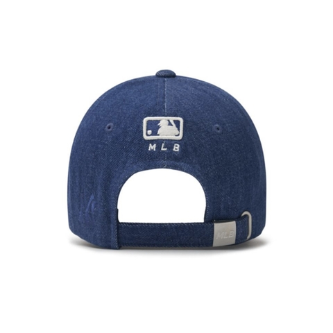 Mũ MLB Embo Logo Denim New York Yankees Ball Cap - Mũ lưỡi trai, nón kết màu xanh