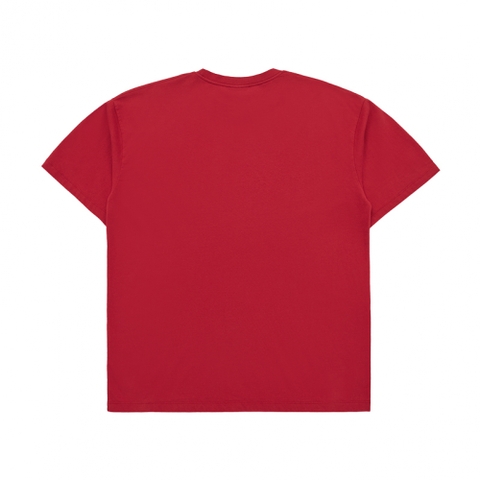 ÁO ADLV AE LOGO ASTRONAUT ARTWORK SHORT SLEEVE T-SHIRT RED - ÁO THUN ĐỎ PHI HÀNH GIA