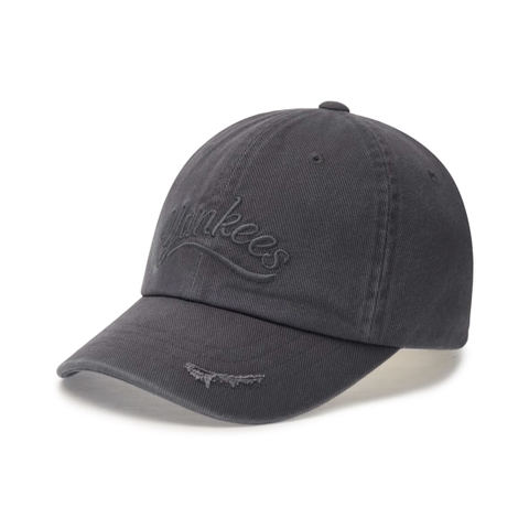 Mũ MLB Vintage Cultive Unstructured Ball Cap New York Yankees Charcoal - Mũ lưỡi trai, nón kết màu than chì