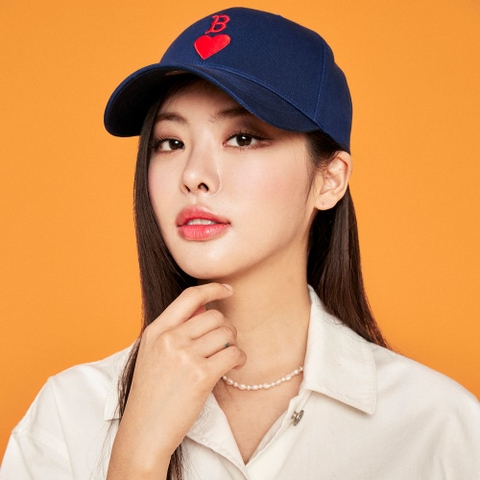 Mũ MLB Heart Structured Ball Cap Boston Red Sox Blue
