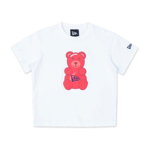 ÁO NEW ERA BEAR WHITE T-SHIRT