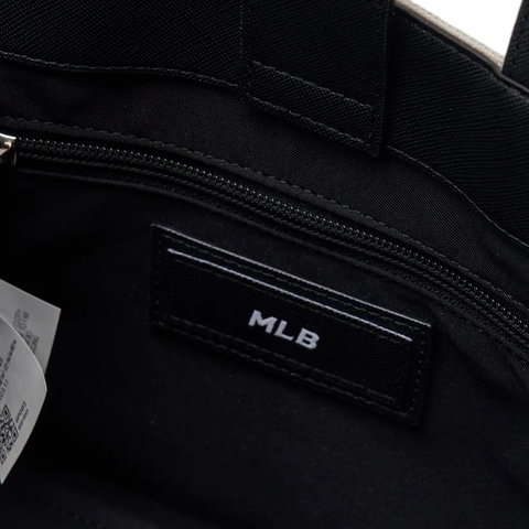 TÚI MLB Varsity Jacquard Small Tote Bag LA Dodgers WHITE