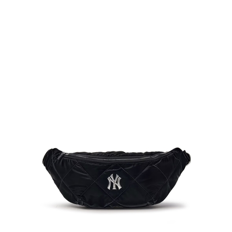 Túi MLB Curve Padding Hip Sack New York Yankees Black - Túi đeo hông, túi bao tử màu đen