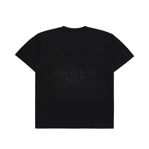 ÁO ADLV AE LOGO ASTRONAUT ARTWORK SHORT SLEEVE T-SHIRT BLACK - ÁO THUN MÀU ĐEN PHI HÀNH GIA