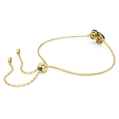SWAROVSKI Idyllia bracelet (Mixed cuts, Clover, Green, Gold-tone plated) - Vòng/lắc tay Cỏ Bốn Lá - SWAROVSKI - JEWELRY