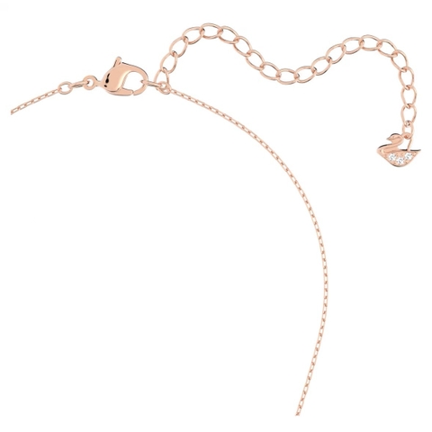 SWAROVSKI Hyperbola necklace (Infinity and heart, White, Mixed metal finish) - Dây cổ, dây chuyền, hình tim vô cực vĩnh cửu - JEWELRY NECKLACE