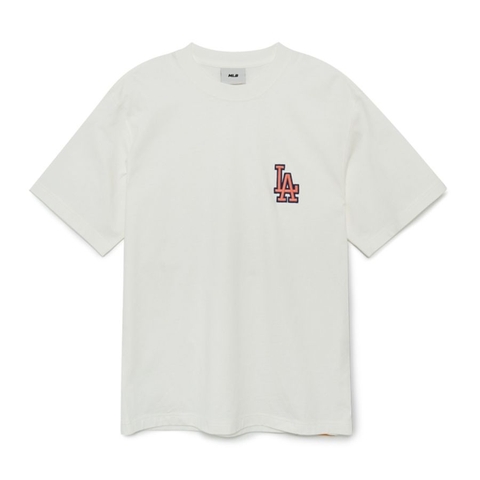 Áo Thun MLB Classic Monogram Big Logo LA T-Shirts 3ATSM0233-07IVS