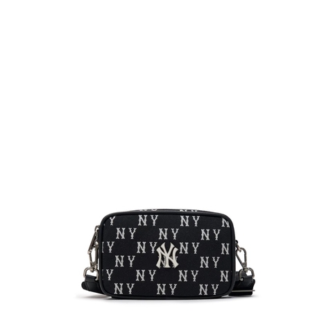 MLB MONOGRAM CROSS BAG BLACK (19x11,5cm)