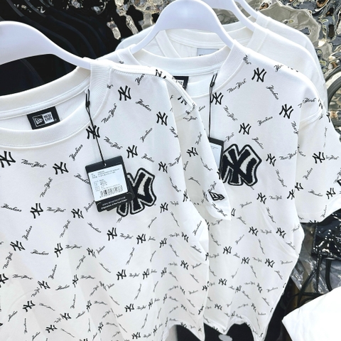 ÁO NEW ERA DIA MONOGRAM NY WHITE T-SHIRT