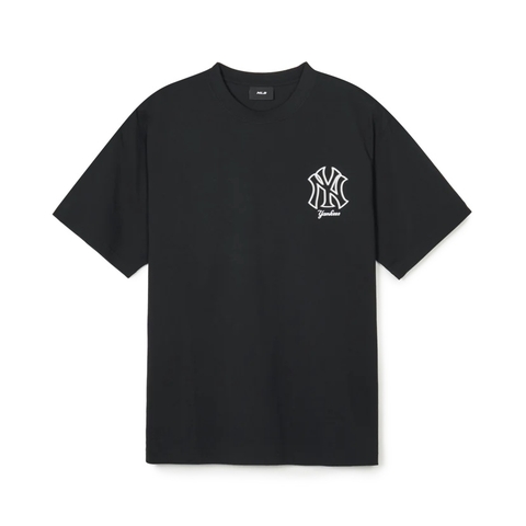 ÁO MLB Basic Mega Logo Short Sleeve BLACK T-Shirt New York Yankees