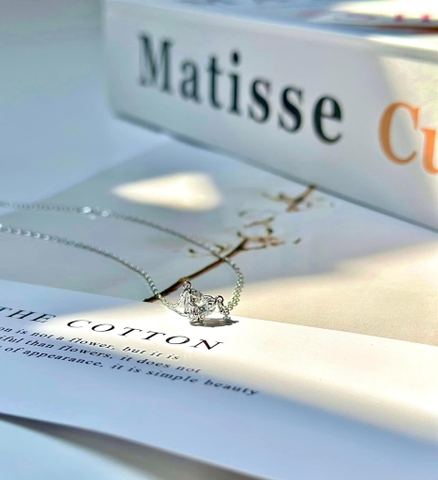 SWAROVSKI Attract set (Heart, White, Rhodium plated) - EARRINGS & NECKLACE - Khuyên tai + dây cổ hình tim - SWAROVSKI - JEWELRY