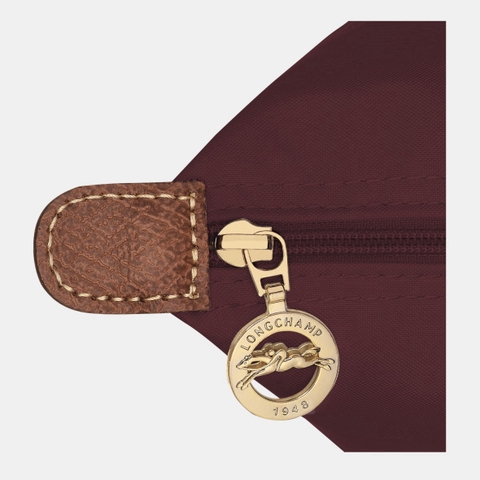 CHÍNH HÃNG - LARGE SIZE - TÚI LONGCHAMP LE PLIAGE ORIGINAL L TOTE BAG - BURGUNDY - Túi xách màu đỏ sẫm